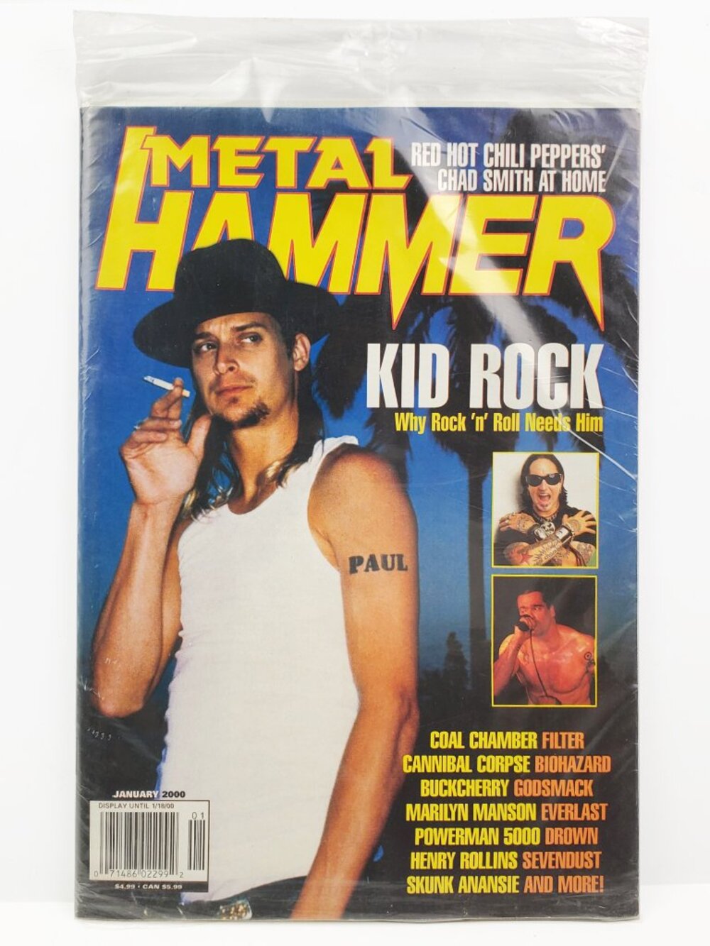 Metal Hammer Magazine VTG 2000 Kid Rock Marilyn Manson Cannibal Corpse Y2K Seal
